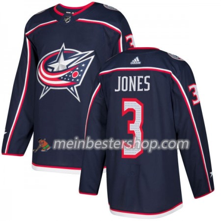 Columbus Blue Jacket Trikots Seth Jones 3 Adidas 2017-2018 Marineblau Trikot Authentic - Herren
